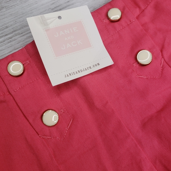 New Janie & Jack Baby Girl Shorts Pink 12-18mos - Picture 3 of 7